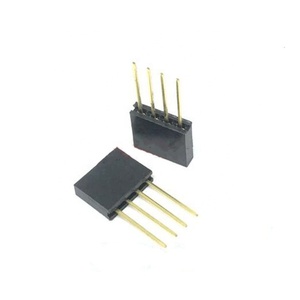 2P-10P Single Row Straight Female Pin Header 2.54MM Pitch Pin Long 11MM Strip Connector Socket FOR Arduino PCB - Product Image 5