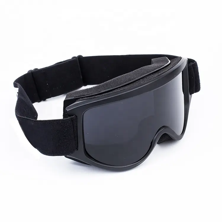 Gafas de sol de moda de alta calidad, lentes de esquí negras con logotipo personalizado, gafas de Snowboard