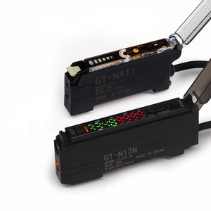GTRIC小型アレイタイプ光ファイバー近接センサー20mm存在検出フラット拡散光ファイバーアンプセンサー - Product Image 4