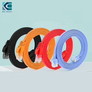 Turuncu UTP düz LAN yol asansör seyahat Ethernet kablosu 0.5m-30m PVC RJ45 Cat5/Cat5e/Cat6 ağ için asansörler CCTV - Product Image 4