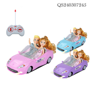 QSของขวัญส่งเสริมการขายพลาสติกรีโมทคอนโทรลรุ่นรถของเล่น 3 สี 1:18 Scale 4CH R/Cจําลองรถของเล่นมินิตุ๊กตา - Product Image 4