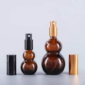 ขวดแก้วเครื่องสำอางสีน้ำตาล10ml_100ml ดีไซน์ทรงน้ำเต้าภาชนะบรรจุน้ำมันหอมระเหยแบบแยกกล่องเปล่าสำหรับใส่หยดน้ำค้างแข็ง - Product Image 3