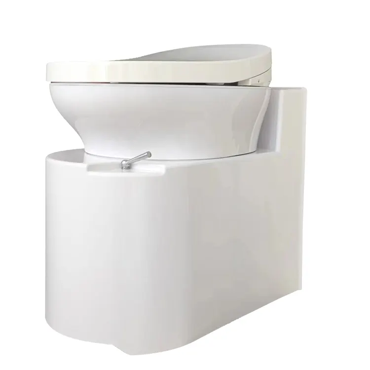 Abs Materiaal Compost Toilet Voor Rv En Caravan, Biologisch Afbreekbaar Slim Toilet