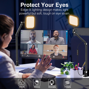 Profession elle dimmbare RGB-LED-Video leuchten für YouTube Vlog Studio-Aufnahmen, Scheinwerfer mit kontinuierlicher Ausgabe beleuchtung - Product Image 4