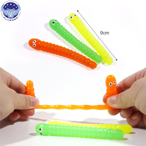 New Cheap Relaxing Sensory Toys for Children Colorful <strong>String</strong> <strong>Fidget</strong> Worm and Caterpillar TPR Material Unisex - Product Image 2