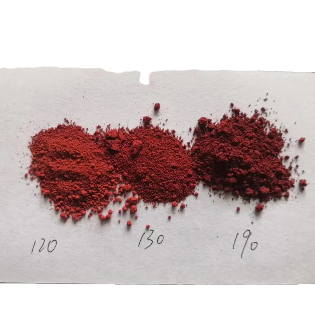 Rotes Eisenoxid 101 110 120 130 138 190 Kunst rot Eisenoxid pigment Hersteller für Beton zement und Bau