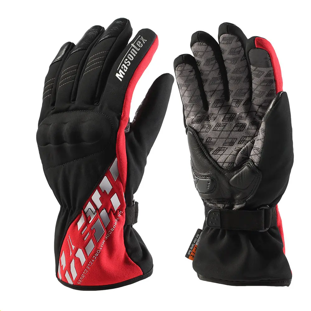 Gants de moto équipement de chevalier de course anti-chute