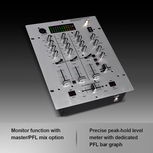 Depusheng DX626 profesyonel 3 kanal DJ BPM sayaç ses DJ mikseri konsolu ile karıştırma - Product Image 5