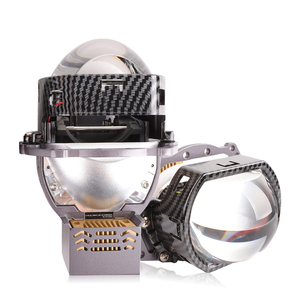 Rectangle <strong>LED</strong> Projector Lens 150W <strong>12V</strong> 3 Light Cup <strong>Reflector</strong> Bifocal Hi Lo Beam <strong>LED</strong> Headlight 3'' Biled Projector Lens for Cars - Product Image 6