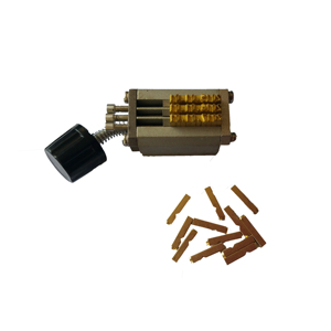 2*3*15mm מתכת נחושת מכתב ספרות אגרוף סטים עבור חם תאריך קידוד מדפסת מכונה