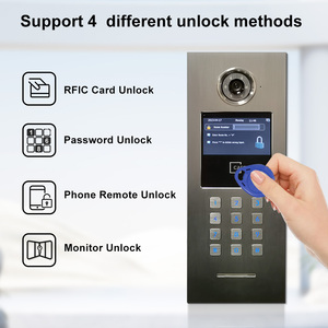 Supporto multifunzione 9999 utenti sistema interfono di sicurezza interfono per videocitofono IP Smart Home di grandi edifici per la costruzione