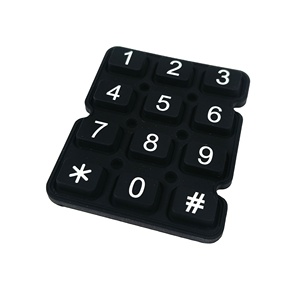 Factory Customizable Rubber Silicone <strong>Numeric</strong> Keypad With Conductive Carbon Pill Electronics Calculator <strong>Keyboards</strong> and <strong>Keyboards</strong> - Product Image 1