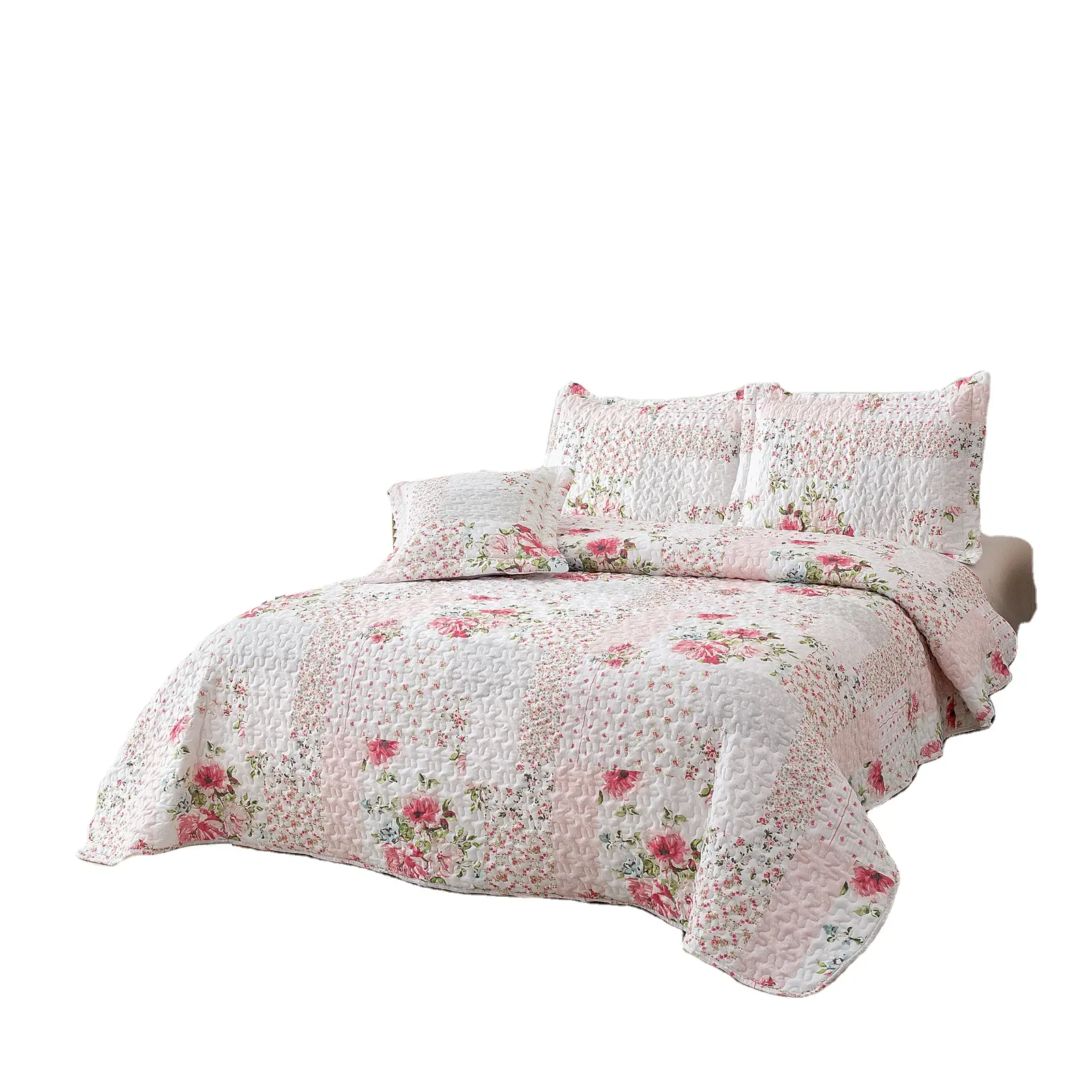 Seprai rumah nyaman tekstil set bedcover dicuci microfiber seprai musim semi set penutup tempat tidur