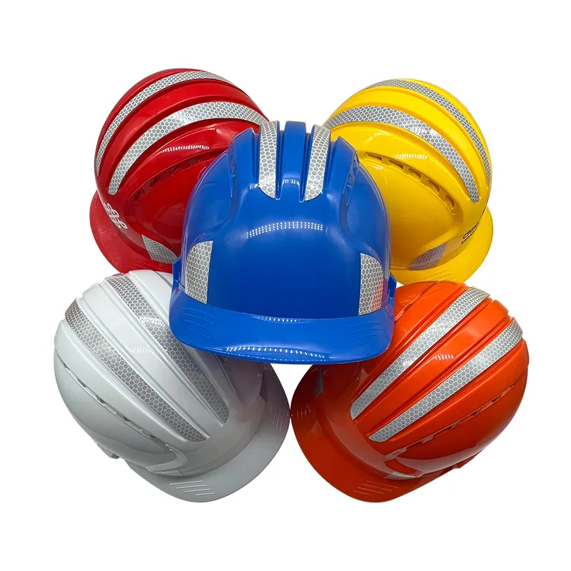 Casco di sicurezza per minatori, protezione per la testa costruzione industriale cappelli rigidi di sicurezza in plastica casco di sicurezza Hardhat per casco da lavoro