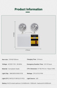 Automatic Led Fire <strong>Emergency</strong> Lighting High Quality Factory Rechargeable Fire Led Signal Light <strong>Emergency</strong> Light for Indoor Safety - Product Image 6