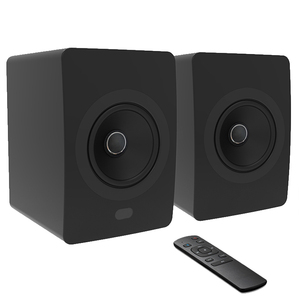Powered Bookshelf Speakers with HD MI ARC CEC, Pair of Bookshelf Loudspeaker for Home Entertainment System Uni-Q Coaxial Speaker