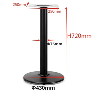 Ánh Sáng Sang Trọng Bàn Sắt Chân Đa-Đặc Điểm Kỹ Thuật Rock Tấm Bàn Ăn Khung Đồ Nội Thất Phụ Kiện Cho Món Tráng Miệng Trà Sữa Cửa Hàng - Product Image 6