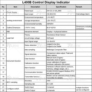 pesaje celda de carga, indicador de salida RS485, 0~5V, Modbus-RTU, instrumento Digital de medición de fuerza de captura máxima - Product Image 2