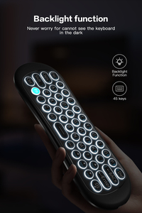 MWeChip R2 2.4G Drahtlose Mini-Tastatur mit Hintergrund beleuchtung und Sprach fernbedienung Android TV Box/PC/Projektor/HTPC für den Heimgebrauch - Product Image 4