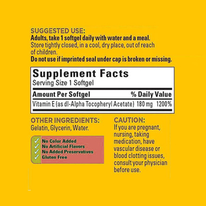 Label pribadi OEM <span class=keywords><strong>Vitamin</strong></span> <span class=keywords><strong>E</strong></span> softgel antioksidan Immuse mendukung suplemen diet kapsul lembut perlindungan Kulit & sel - Product Image 6