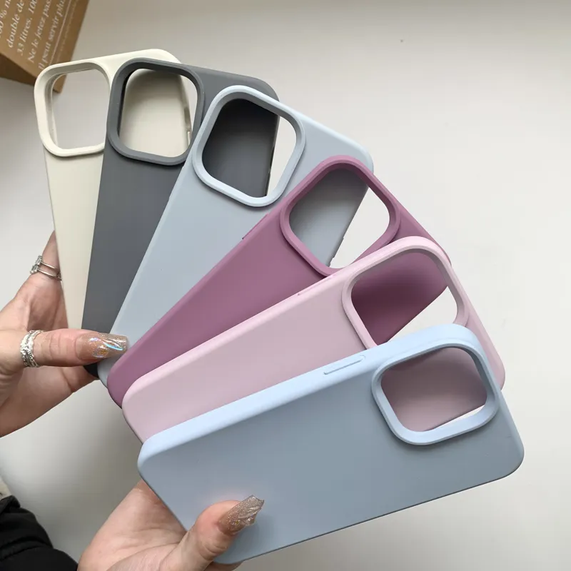 Funda de silicona suave a prueba de golpes para iPhone, funda de silicona para Apple iPhone 11 12 13 Pro Max