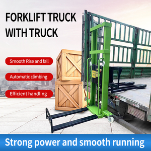 Electric Forklift With a Weight of 1000 Kilograms Automatic Lifting and <strong>Unloading</strong> <strong>Loading</strong> and <strong>Unloading</strong> and Handling of Goods