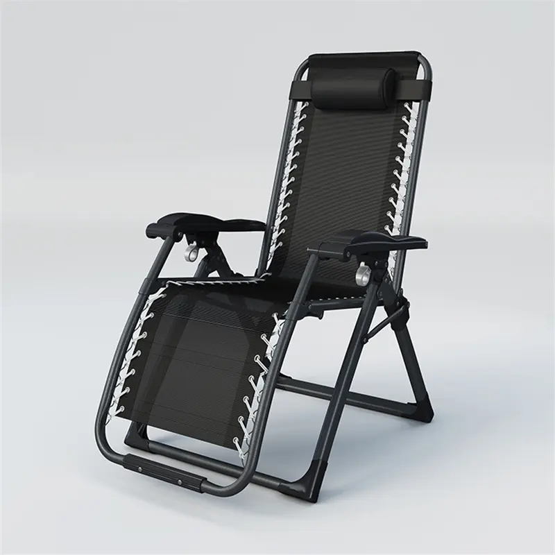 Vouw Kantoor Dutje Bed Stoel 8 Gear Verstelbare Chaise Lounge Stoel Outdoor Patio Zwembad Strand Yard Gazon Fauteuil Zero Gravity stoel