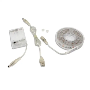 Rgb led IP65 USB led striscia con mini controller e scatola batteria 5v RGB 2m led striscia di luce - Product Image 1