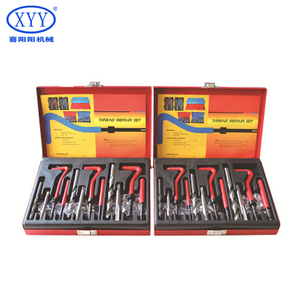 Fabrika kaynağı M5-M12 paslanmaz çelik iplik tamir kiti el seti matkaplar motor kolları kurulum araç sert çanta aracı OEM - Product Image 2