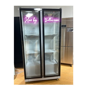 Rebirth <span class=keywords><strong>SUPERSTORE</strong></span> hiển thị dọc sử dụng trở lại thanh cửa kính hiển thị trường hợp tủ đông cho rau và trái cây - Product Image 4