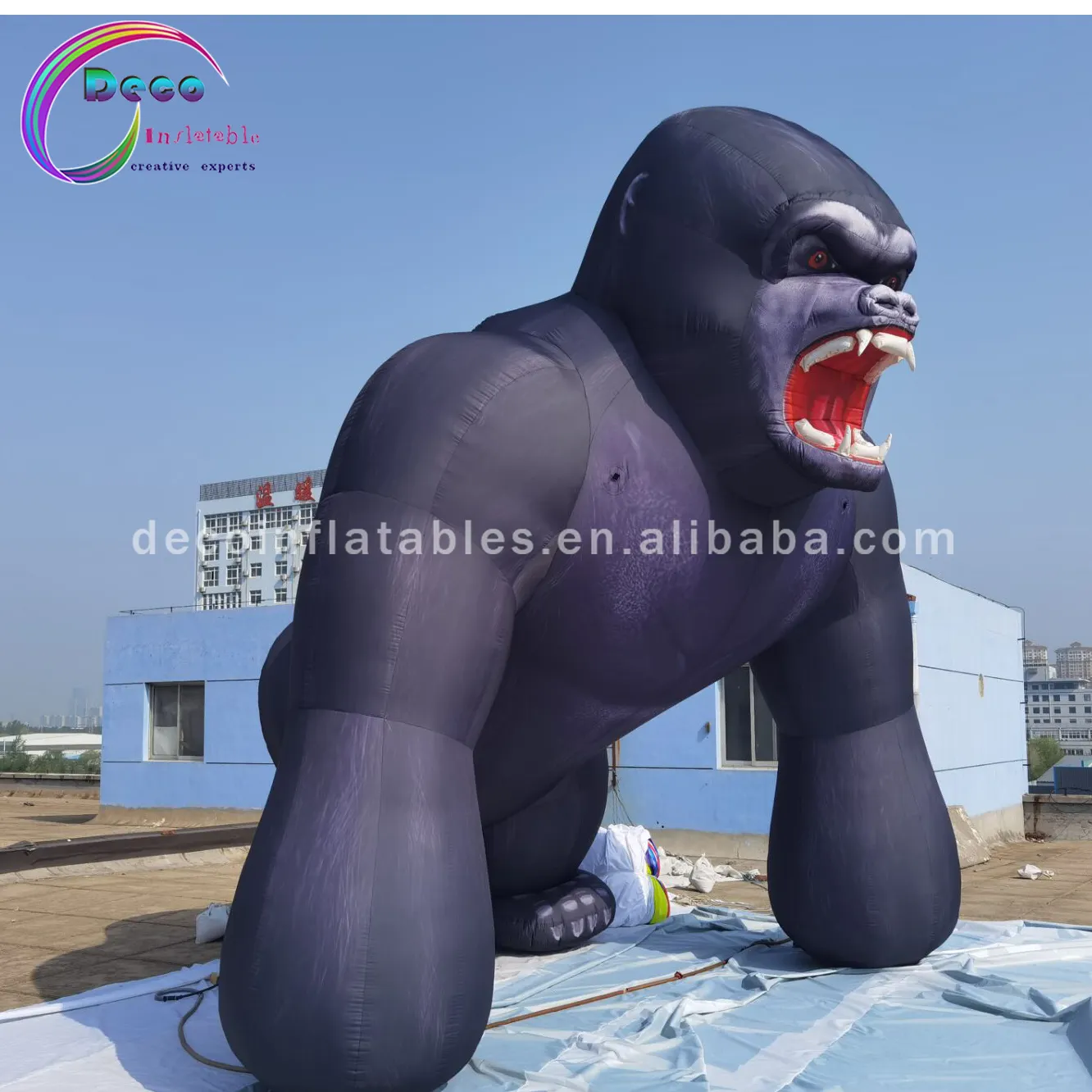 Publicidade gigante personalizada Inflável Big Gorilla Model