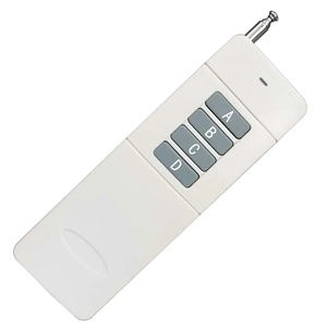 เครื่องส่งสัญญาณ4ปุ่ม ABCD รีโมทคอนโทรล3000ม. เครื่องส่งสัญญาณระยะไกลระยะไกลปุ่มใหญ่433MHz - Product Image 1