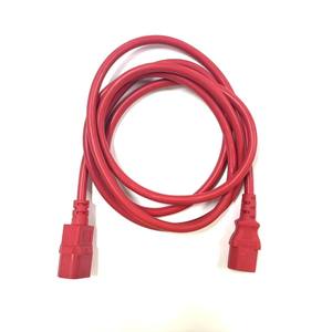Red Switch Connection Cable C13 to C14 Power Extension Cable Male Female 3 Core AC Power Cord for <strong>Computer</strong> - Product Image 5