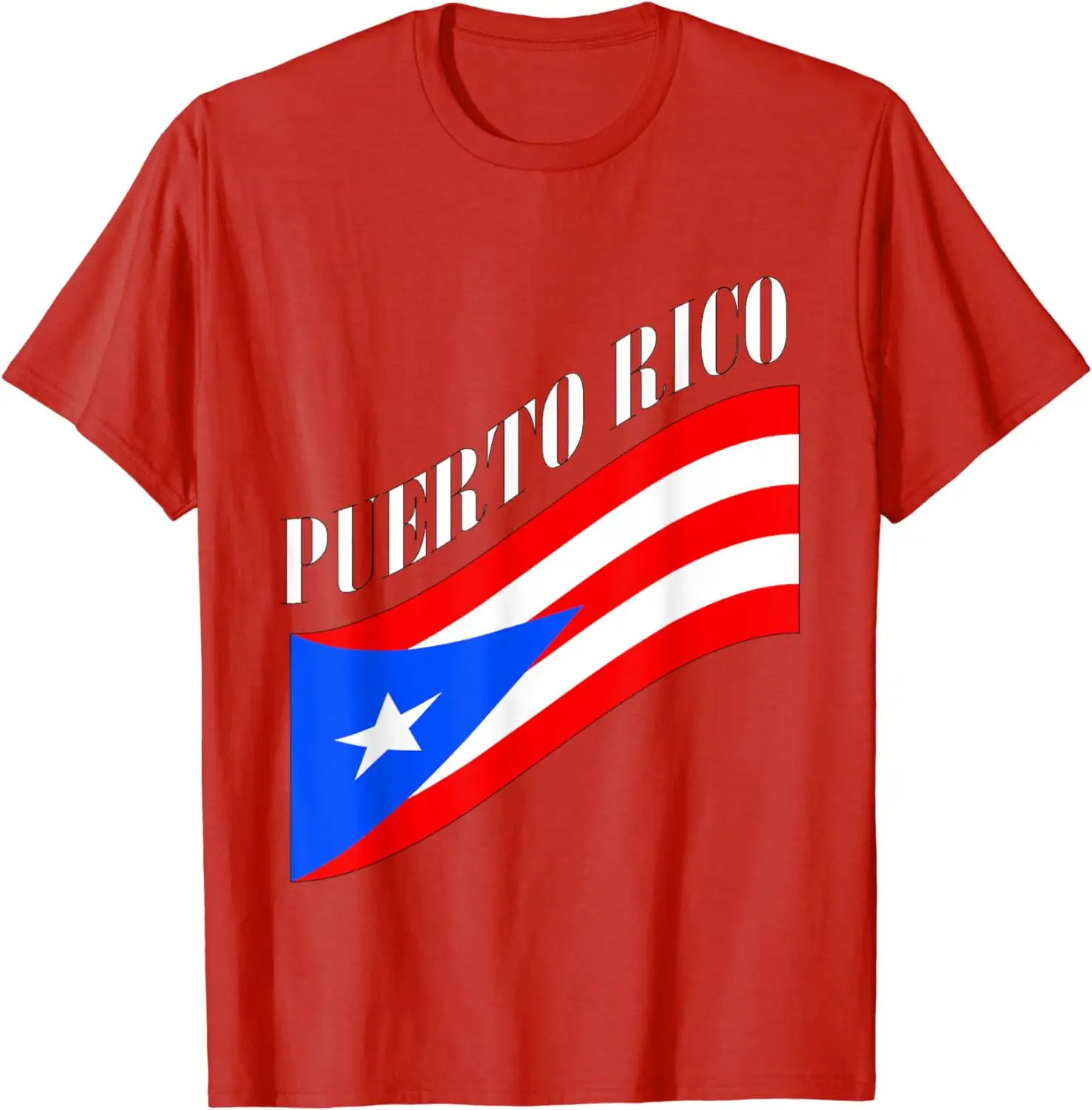 Productos de envío directo 2023 Camiseta de algodón gráfico puertorriqueño Estampado bajo demanda Camiseta de calle Harajuku de gran tamaño Tops al por mayor