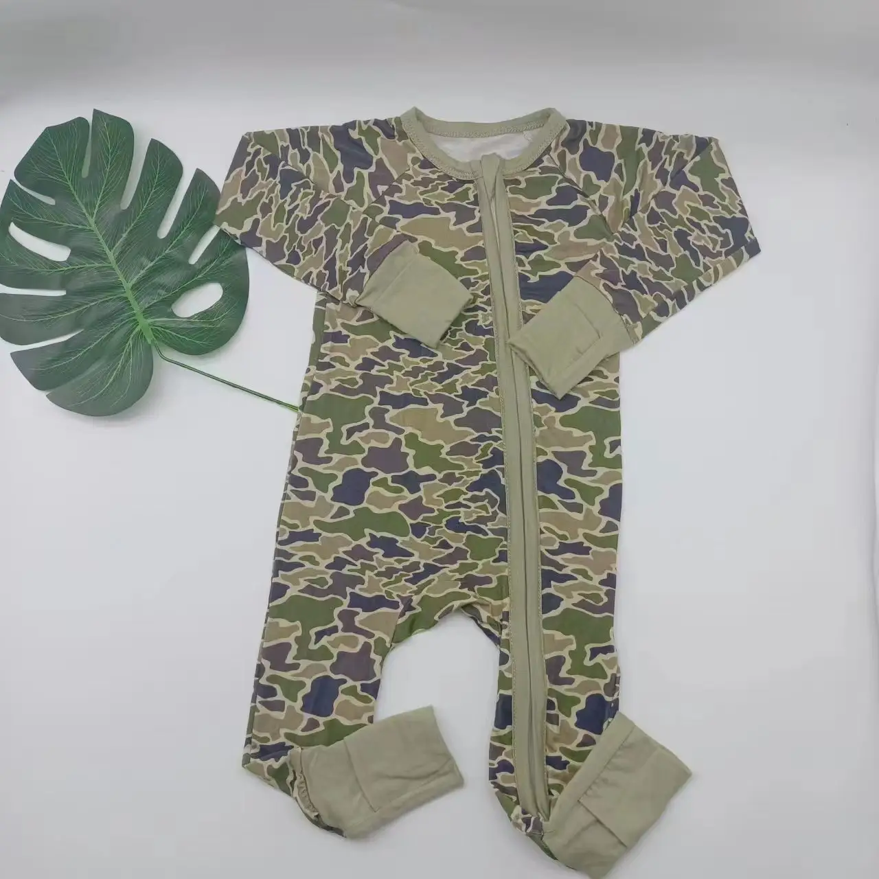 New Design Track Suit Baby Girls Plain 2pcs Dress Linen Baby Clothes