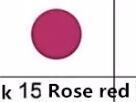 15 Rose red