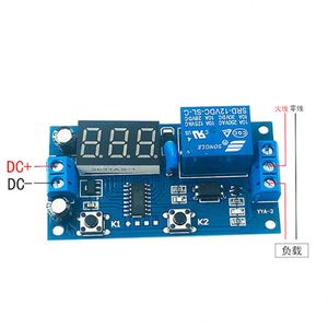Modülü DC12V sonsuz döngüsü gecikme zamanlama zamanlayıcı röle kapalı anahtarı döngü modülü ile LED ekran
