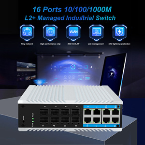 OEM ve ODM 16-Port Poe Gigabit ağ anahtarı ile SFP fabrika SNMP fonksiyonu - Product Image 2