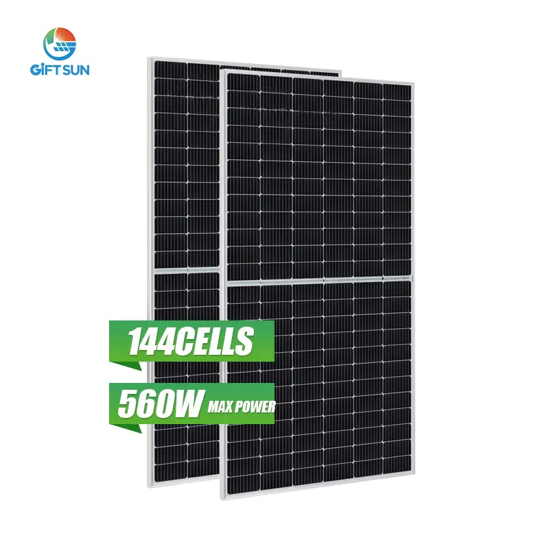 Fabricantes de painéis solares painel solar de 540w painel solar industrial de 550 watts com certificados completos