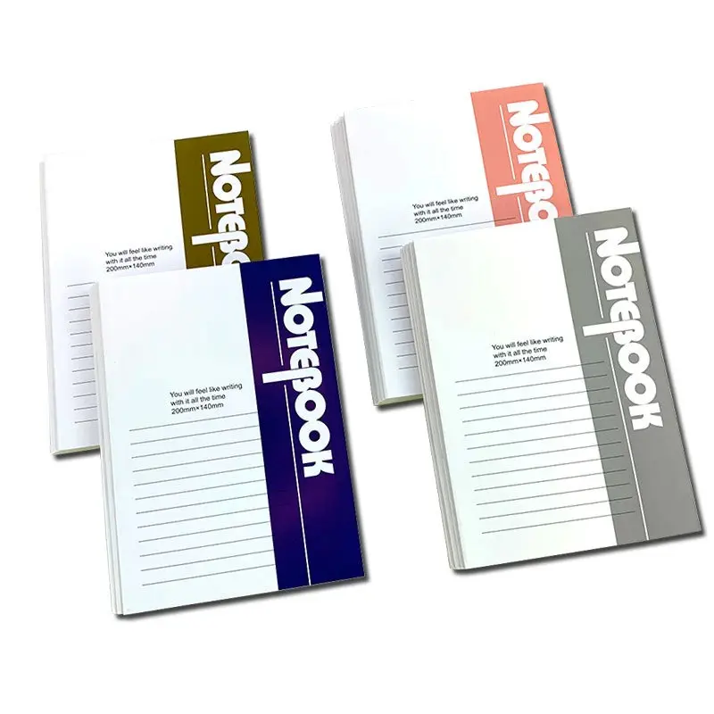 हॉट सेलिंग 10 पैक ए 5 और बी 5 आकार लेखन पत्रिका नोटबुक छात्रों और दैनिक नोटबुक