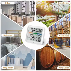Large Display Digital Hygrometer and <strong>Thermometer</strong> 24-Hour <strong>Memory</strong> <strong>Function</strong> for Home Use - Product Image 3