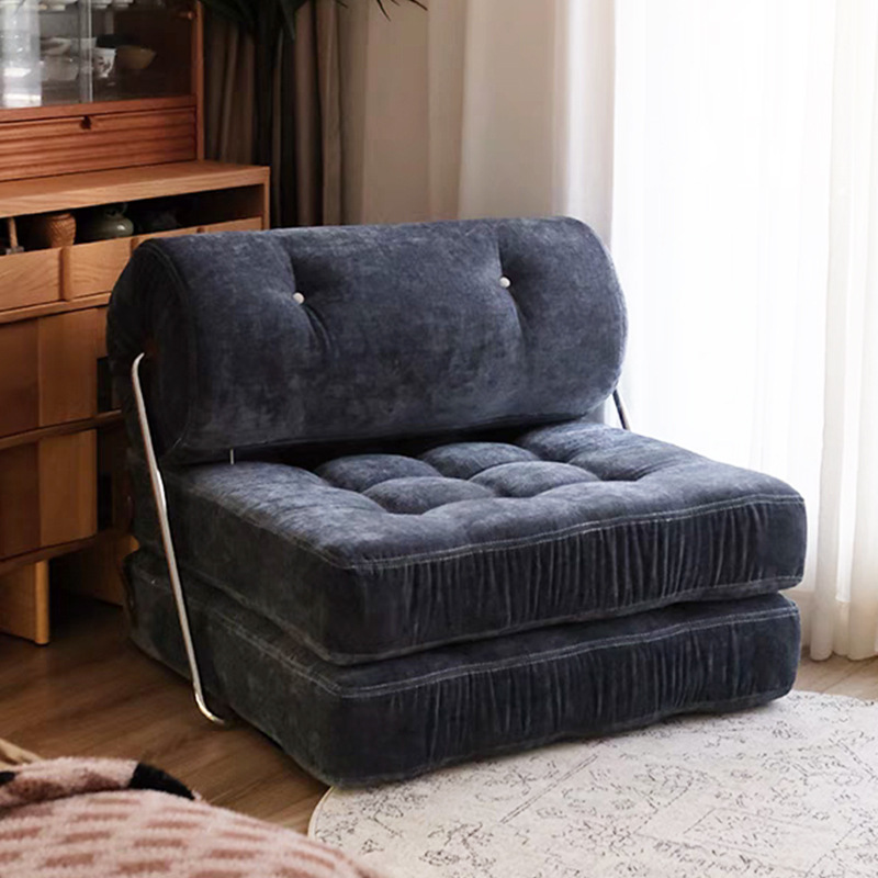 Éponge à pression monobloc en velours de neige bleu royal, douce pour la peau