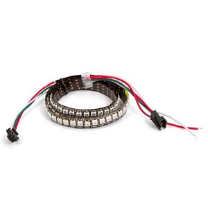 Arduino WS2812B WS2812 144 Pixel LED-Licht leiste, DC5V Individuell adressierbarer RGB Smart LED-Streifen Schwarz/Weiß-Leiterplatte