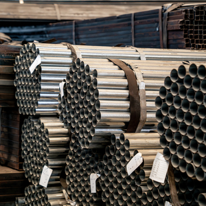 אספקת מפעל לפי תקן EN 10219, צינור פלדה S195 S235 לעמודי פיגומים, צינור ברזל מגולוון - Product Image 1