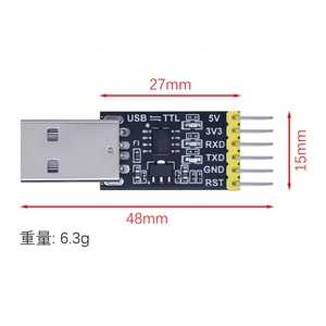 EParthub CH340N porta seriale piccola scheda modulo USB a TTL downloader CH340 porta seriale del programma di download della porta - Product Image 5