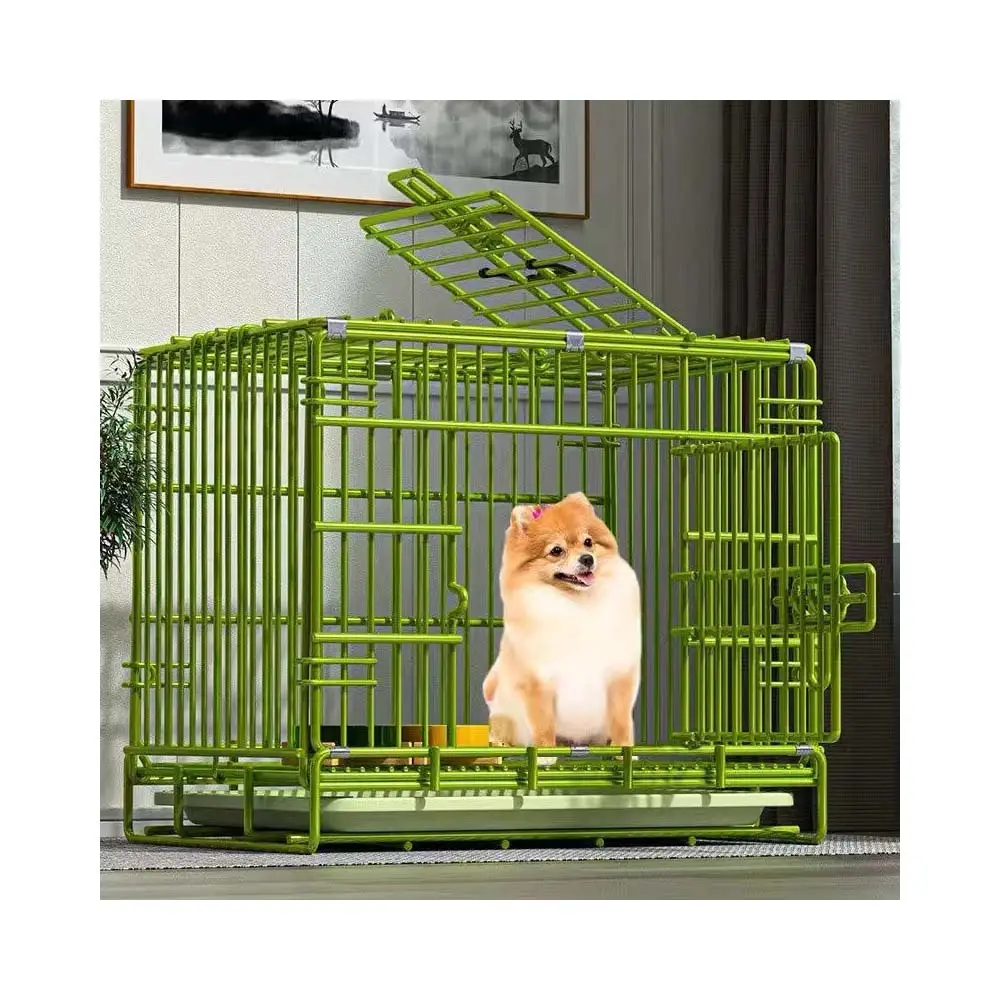 Gaiola dobrável para cães e gatos, caixa dobrável para animais de estimação, gaiola para cães grandes, novidade em vendas, 2024