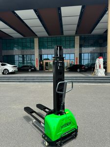 1 tonnellata di altezza di sollevamento manuale magazzino fabbrica mano piattaforma idraulica autocaricante industriale Semi-elettrico Pallet Stacker - Product Image 6