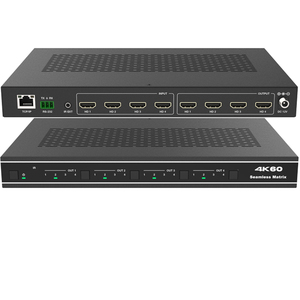 18Gbps 4x4 <strong>hdmi</strong> <strong>matrix</strong> Switch 4k Poe <strong>hdmi</strong> Video Wall Controller Multiviewer Seamless Switch <strong>matrix</strong> for Home Theatre System - Product Image 6