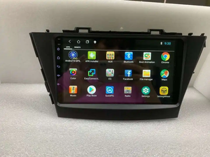 安卓2din车载收音机车载视频调幅调频Carplay多媒体系统QLED RDS适用于丰田普锐斯Plus V Alpha 2012-2017