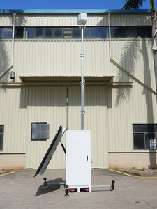 Lithium pin di động thông minh CUBE năng lượng mặt trời cctv tháp năng lượng mặt trời Trailer với PTZ máy ảnh và 4 gam Router - Product Image 3